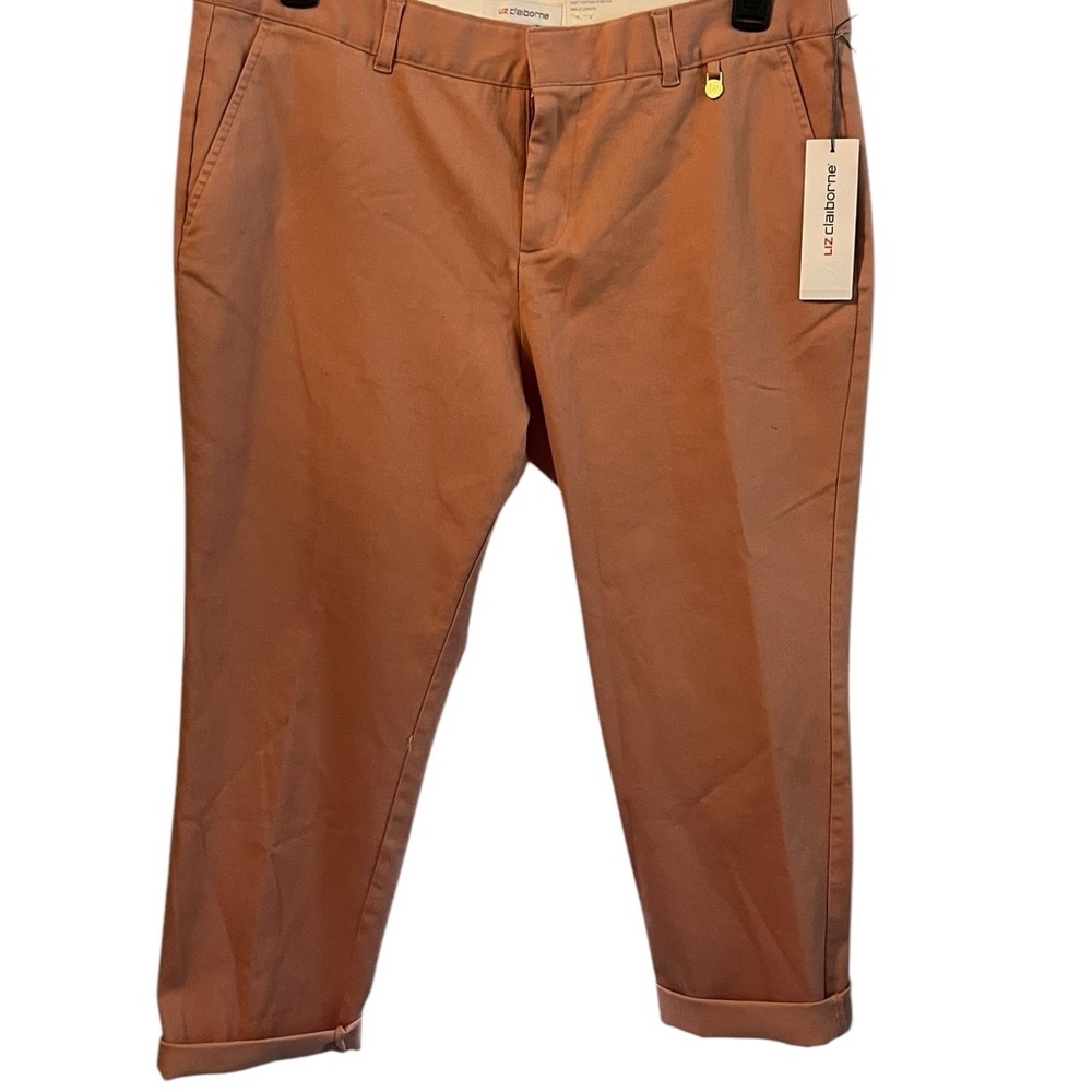 Liz Claiborne Rose Dawn straight leg ankle mid-rise size 14 women’s pants‎